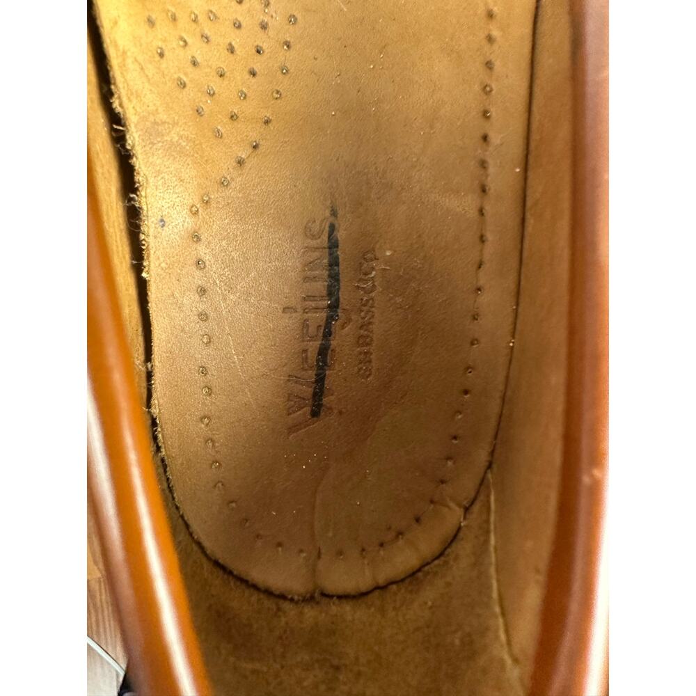 G.H. Bass Weejuns loafers classic penny strap hand-sewn moccasin stitching 6 1/2 - Picture 6 of 7